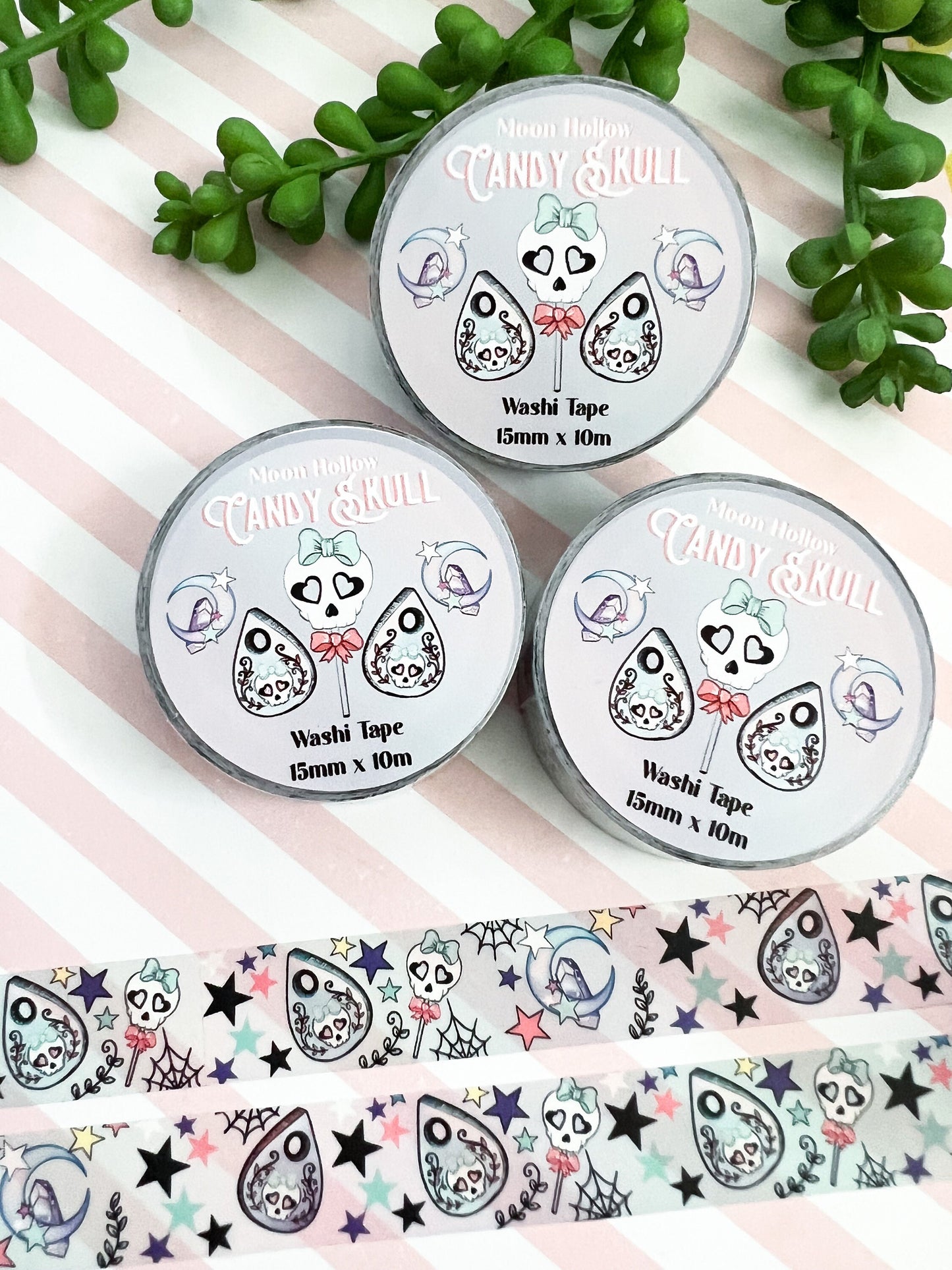 Candy skull Washi tape / Halloween Washi tape.