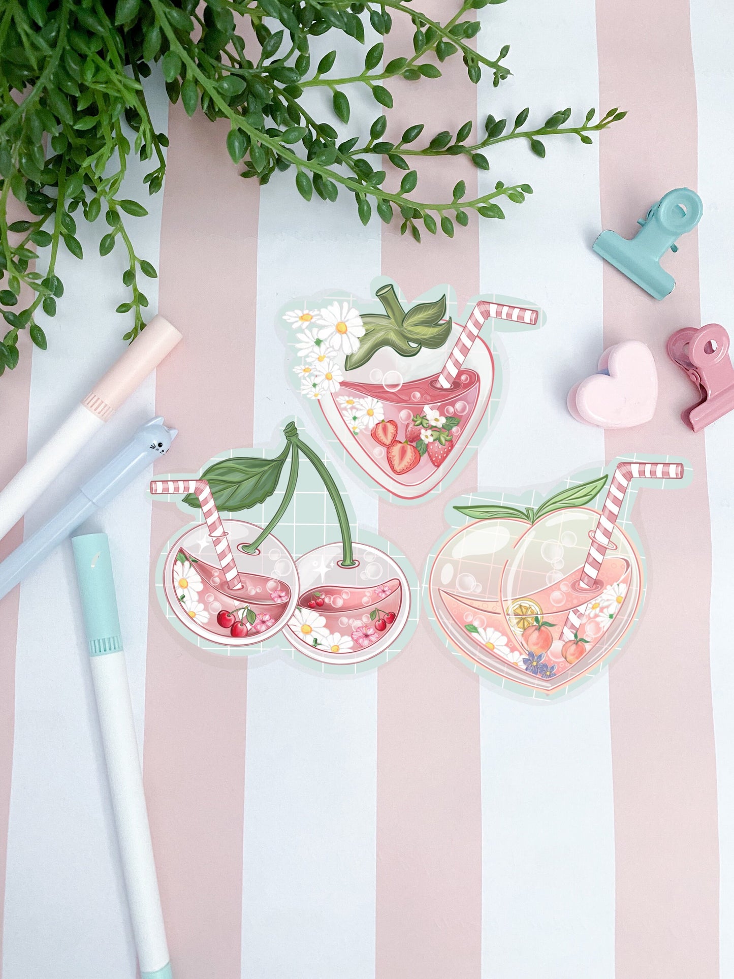 Kawaii juice drink sticker pack//  Digital Art, Stickers, Kawaii Illustration, space, Stationary, Magic, bujo bullet journal.