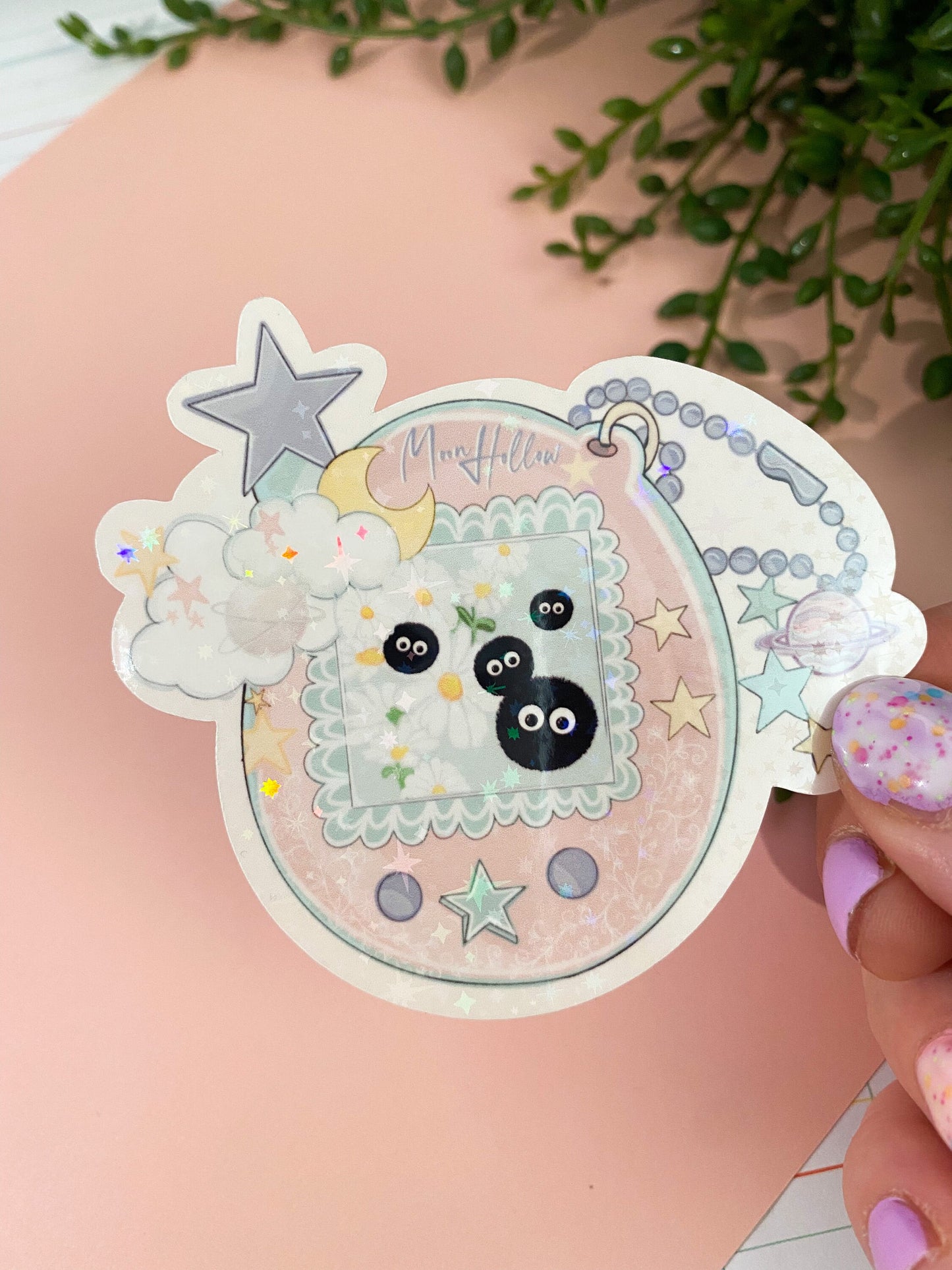 Kawaii gaming holographic 2 sticker pack, Anime Digital Art, Stickers, Kawaii Illustration, Stationary, Magic, game, bujo bullet journal.