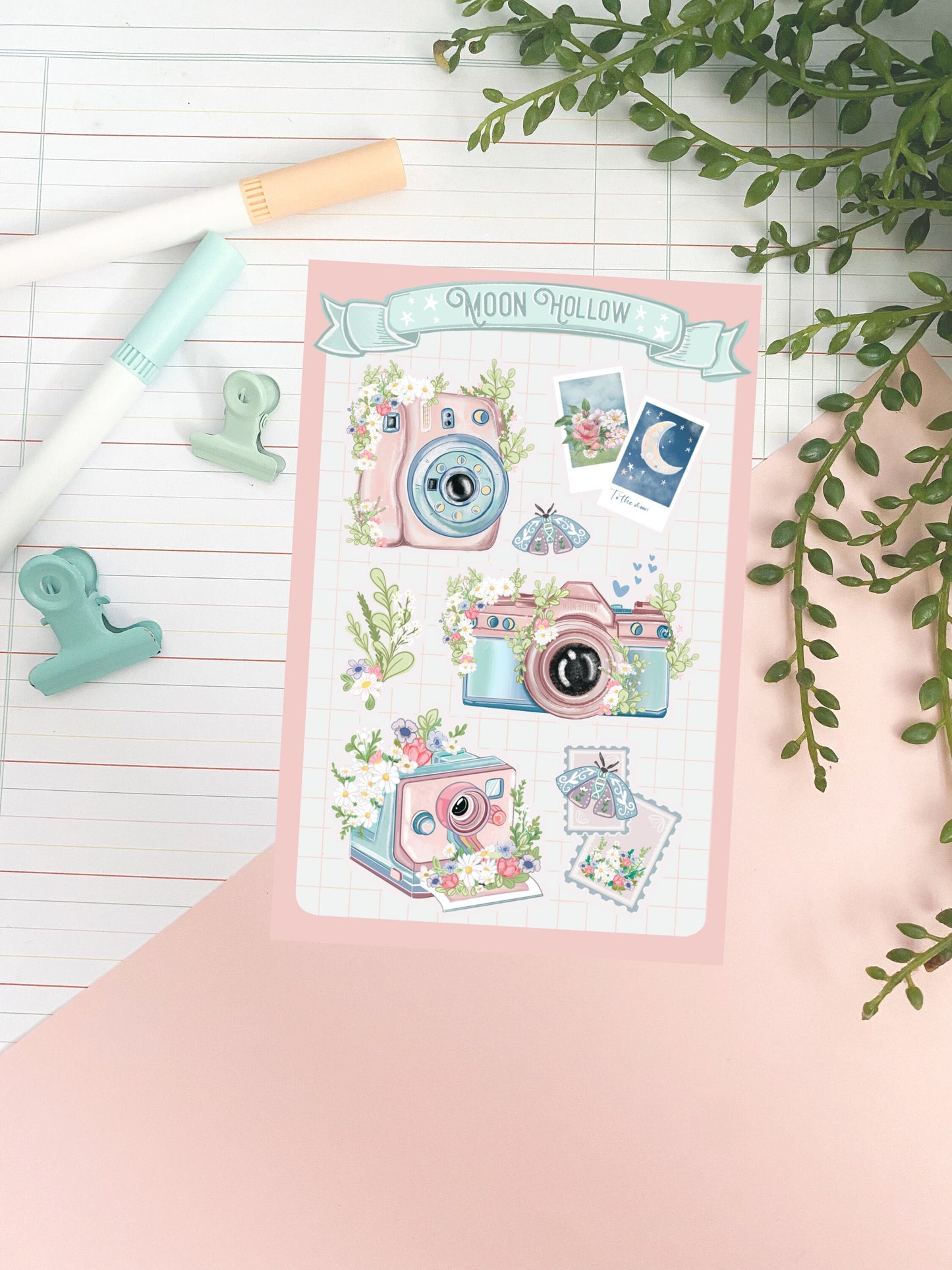 Picture perfect aesthetic sticker sheet, Stickers, camera, photography Illustration, journaling, Stationary, Bujo, scrapbook bullet journal.