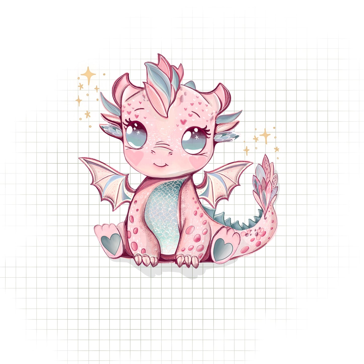 Misty dragon & friends magical sticker pack, Magic , bullet journal.