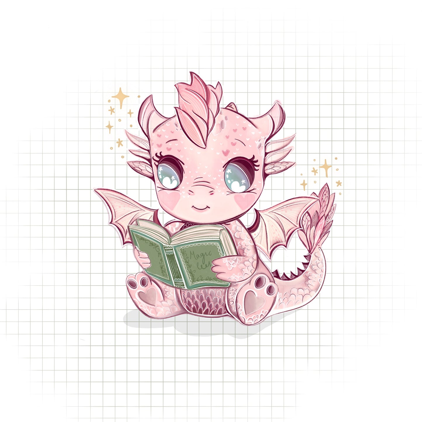 Misty dragon & friends magical sticker pack, Magic , bullet journal.