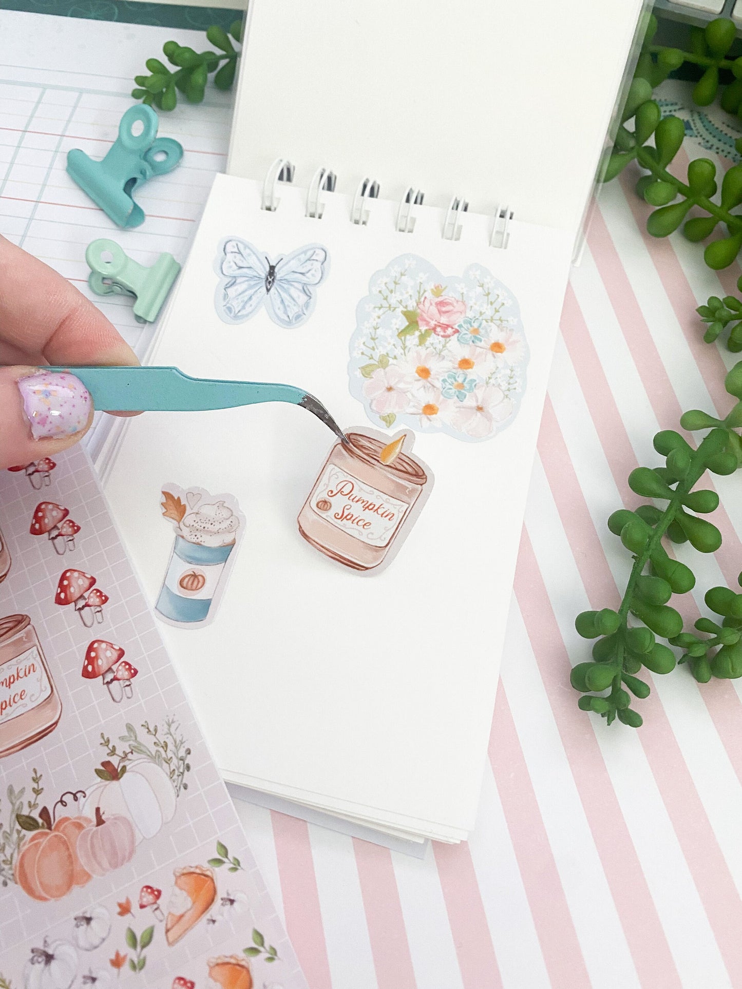 Reusable Sticker Book, Reusable Sticker Album, 6x4 inch Sticker Book, Silicone Release Paper, Moon Sticker Storage Book