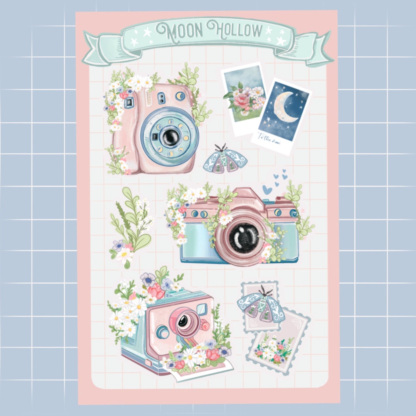 Picture perfect aesthetic sticker sheet, Stickers, camera, photography Illustration, journaling, Stationary, Bujo, scrapbook bullet journal.