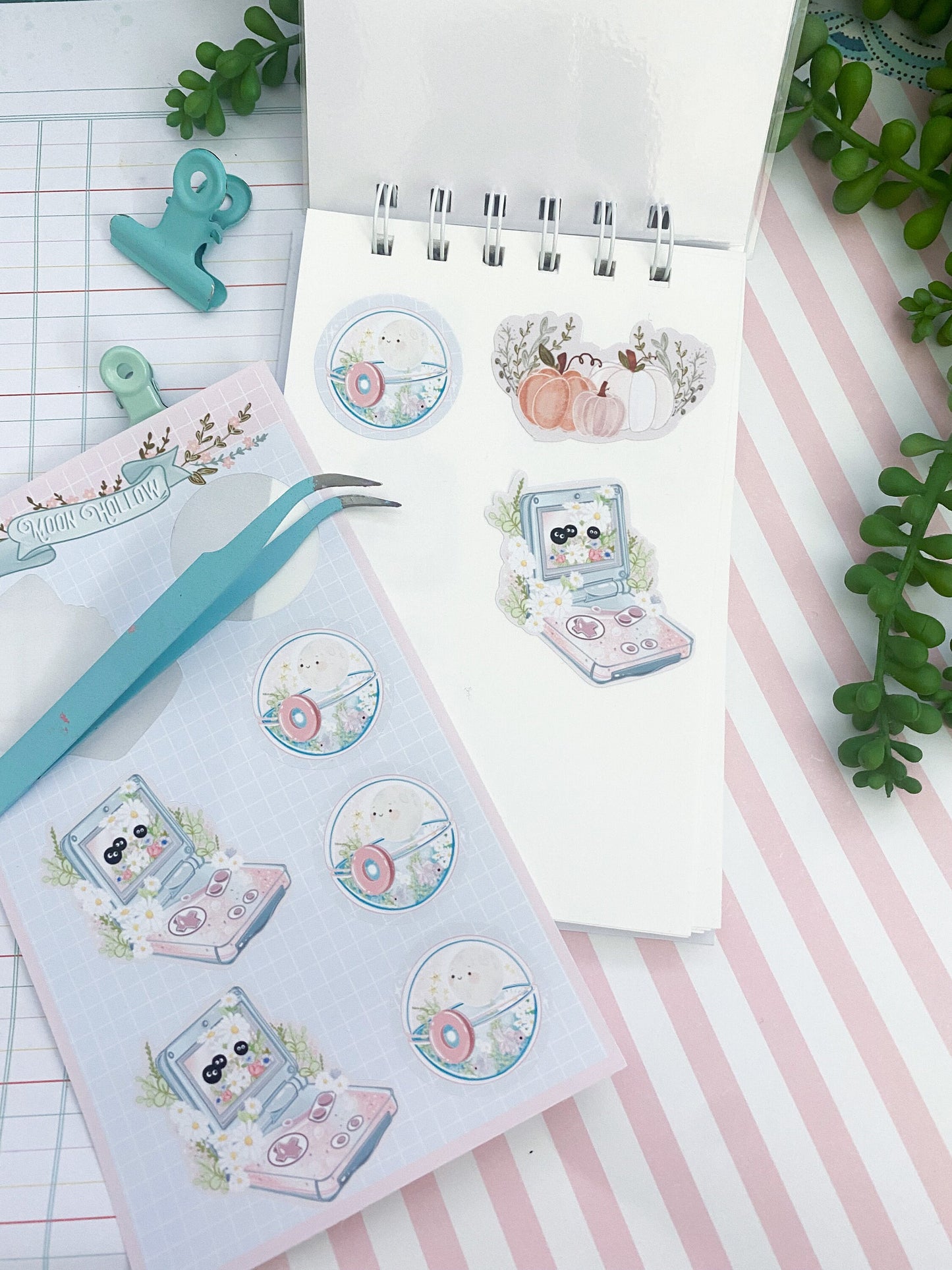 Kawaii Reusable Sticker Book, Reusable Sticker Album, 6x4 inch Sticker Book, Silicone Release Paper, Bubble tea Sticker Storage Book