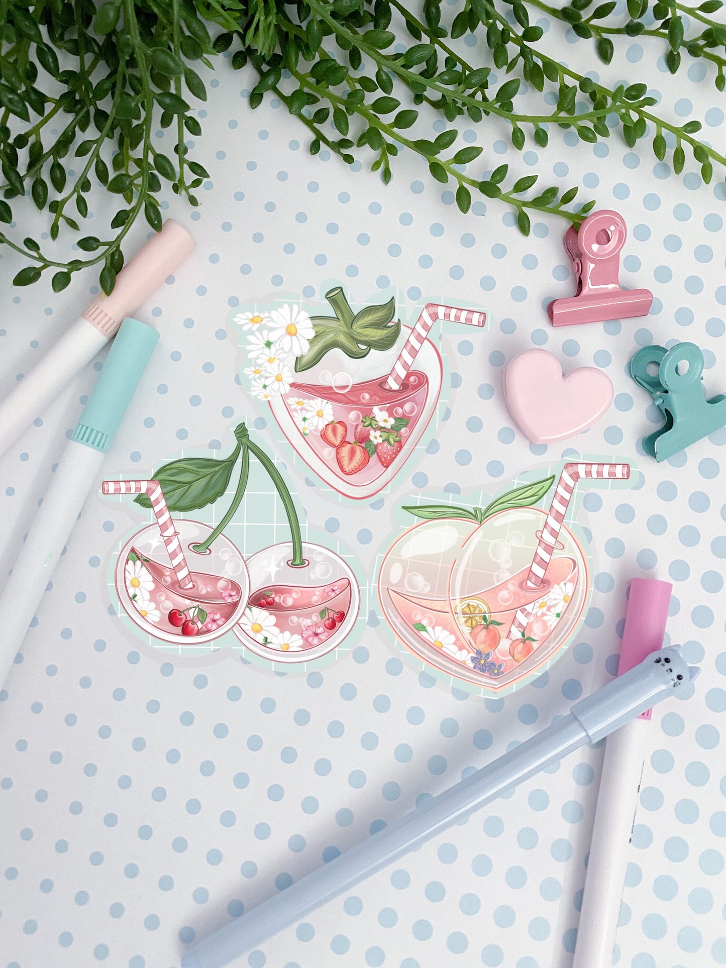 Kawaii juice drink sticker pack//  Digital Art, Stickers, Kawaii Illustration, space, Stationary, Magic, bujo bullet journal.