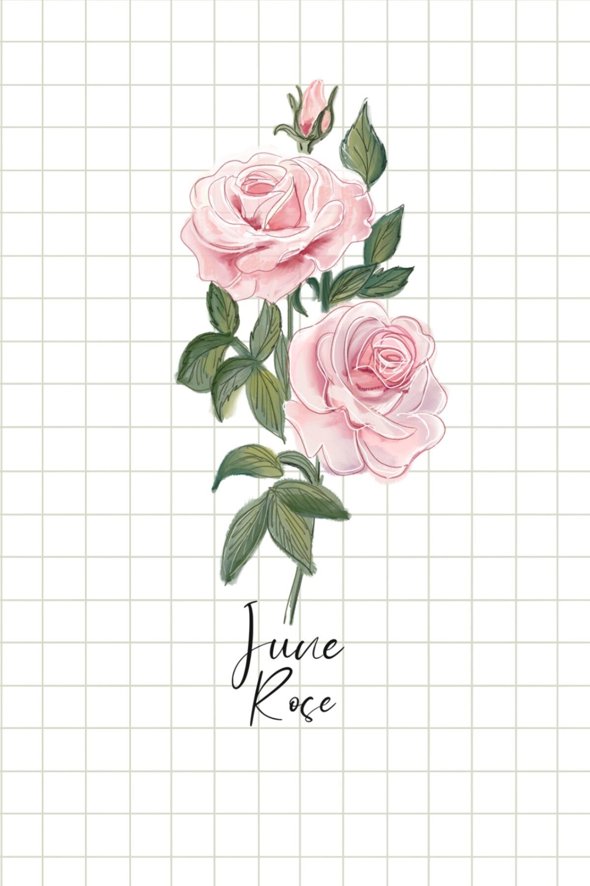 Birth month flower, floral aesthetic sticker sheet, book lover Stickers Illustration.